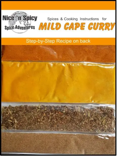 Nice & Spicy Mild Cape Curry